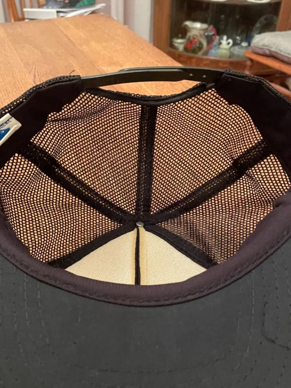 Vintage Gareth Bus Lines Black Snapback Trucker Hat Cap by Universal